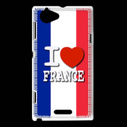 Coque Sony Xperia L I love France 2