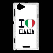 Coque Sony Xperia L I love Italia 2