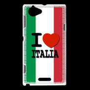 Coque Sony Xperia L I love Italia 3