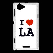 Coque Sony Xperia L I love L.A