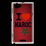 Coque Sony Xperia L I love Maroc 3