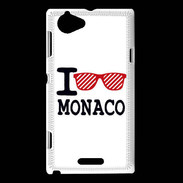 Coque Sony Xperia L I love Monaco 2