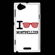 Coque Sony Xperia L I love Montpellier 2