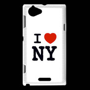 Coque Sony Xperia L I love New York 2