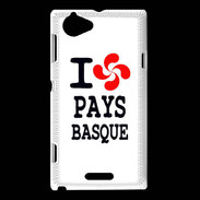 Coque Sony Xperia L I love Pays Basque 2