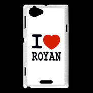 Coque Sony Xperia L I love Royan