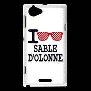 Coque Sony Xperia L I love Sable d'Olonne 2