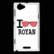 Coque Sony Xperia L I love Royan 2
