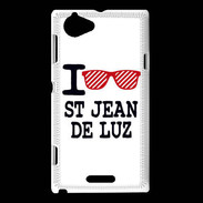 Coque Sony Xperia L I love Saint Jean de Luz 2