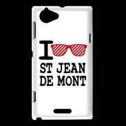Coque Sony Xperia L I love Saint Jean de Mont 2