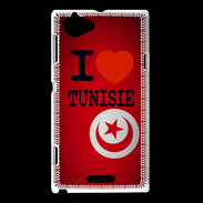 Coque Sony Xperia L I love Tunisie 3