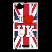 Coque Sony Xperia L I love UK 2