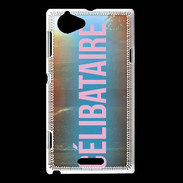 Coque Sony Xperia L Célibataire rose ZG
