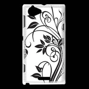 Coque Sony Xperia L motif fleurs 2