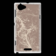 Coque Sony Xperia L motif fleuri 4