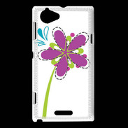 Coque Sony Xperia L fleurs 3