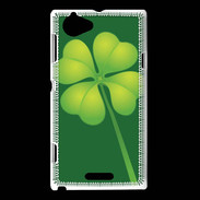 Coque Sony Xperia L trèfle 1