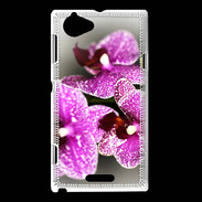 Coque Sony Xperia L Belle Orchidée PR