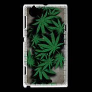 Coque Sony Xperia L Feuilles de cannabis 50