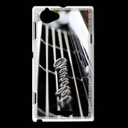 Coque Sony Xperia L Calandre chromée PR 10