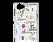 Coque Sony Xperia L Plan de ville de New York