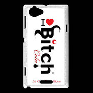 Coque Sony Xperia L I love Bitch Cola