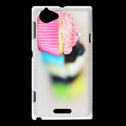 Coque Sony Xperia L Cupcakes PR 10