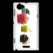 Coque Sony Xperia L Les cupcakes PR 10