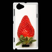 Coque Sony Xperia L Belle fraise PR