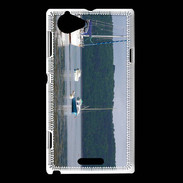 Coque Sony Xperia L DP Bateaux à marée basse