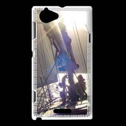 Coque Sony Xperia L DP Voilier face au soleil