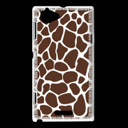Coque Sony Xperia L motif girafe 2