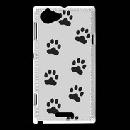 Coque Sony Xperia L pattes de chats/chiens 2