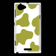 Coque Sony Xperia L vache verte