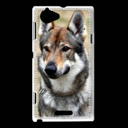 Coque Sony Xperia L Portrait de chien PB