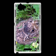 Coque Sony Xperia L Lapin sauvage PB 1