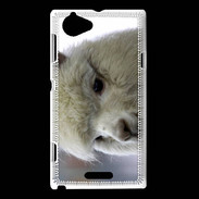 Coque Sony Xperia L portrait de lama PB 1