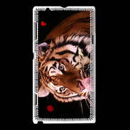 Coque Sony Xperia L Portrait de tigre PB 4