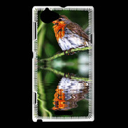 Coque Sony Xperia L DP oiseau mirroir