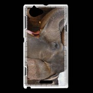 Coque Sony Xperia L DP Éléphant 1