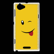 Coque Sony Xperia L smiley 2