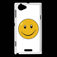 Coque Sony Xperia L smiley 3