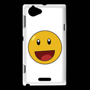 Coque Sony Xperia L smiley 4