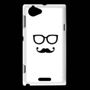 Coque Sony Xperia L moustache 2