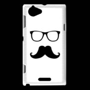 Coque Sony Xperia L moustache 3