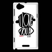 Coque Sony Xperia L Adishatz Humour Lot
