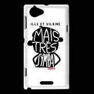 Coque Sony Xperia L Adishatz Humour Ille et Vilaine