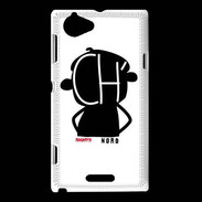 Coque Sony Xperia L Adishatz Humour Nord