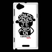 Coque Sony Xperia L Adishatz Humour Correze