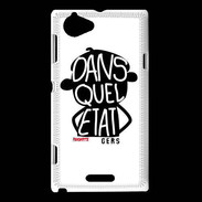 Coque Sony Xperia L Adishatz Humour Gers